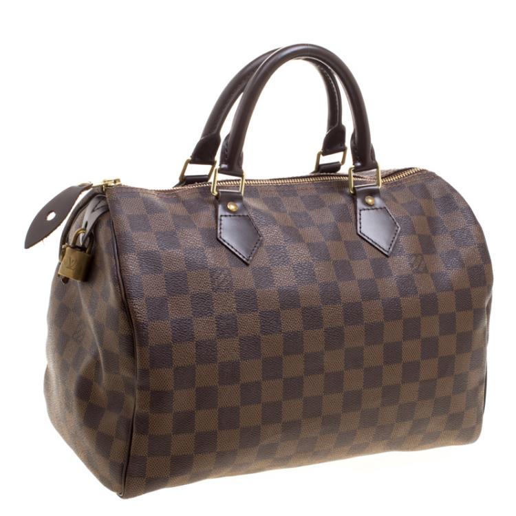 مملوكة مسبقًا Louis Vuitton Damier Ebene Canvas Speedy 30
