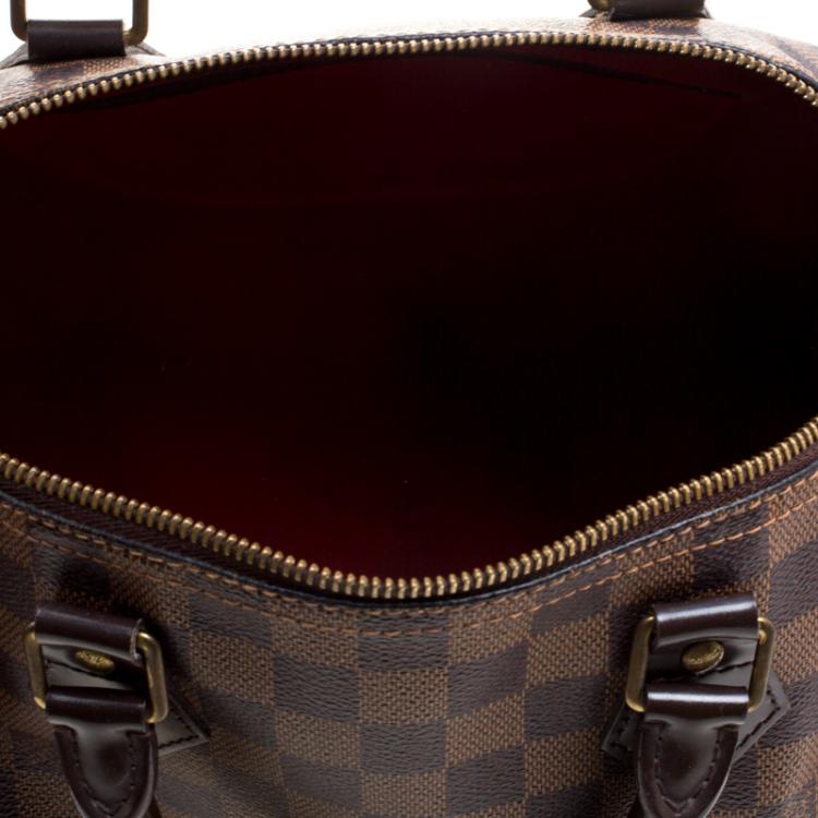 Pre Owned Louis Vuitton Damier Ebene Canvas Speedy 30
