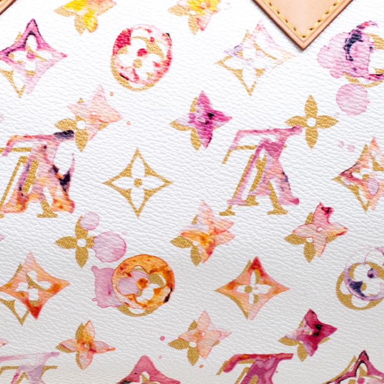 مملوكة مسبقًا Louis Vuitton Monogram Canvas Watercolor Aquarelle Richard Prince Speedy 35 Bag