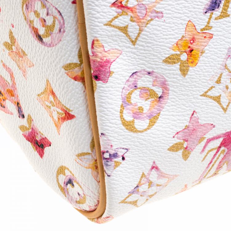 مملوكة مسبقًا Louis Vuitton Monogram Canvas Watercolor Aquarelle Richard Prince Speedy 35 Bag