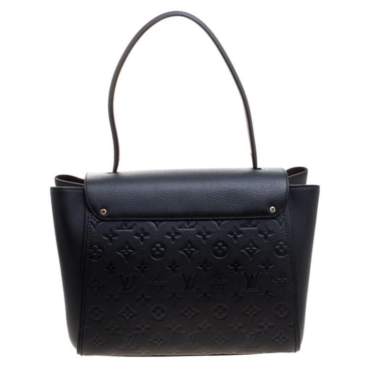 Pre Owned Louis Vuitton Black Monogram Empreinte Leather Trocadero Bag