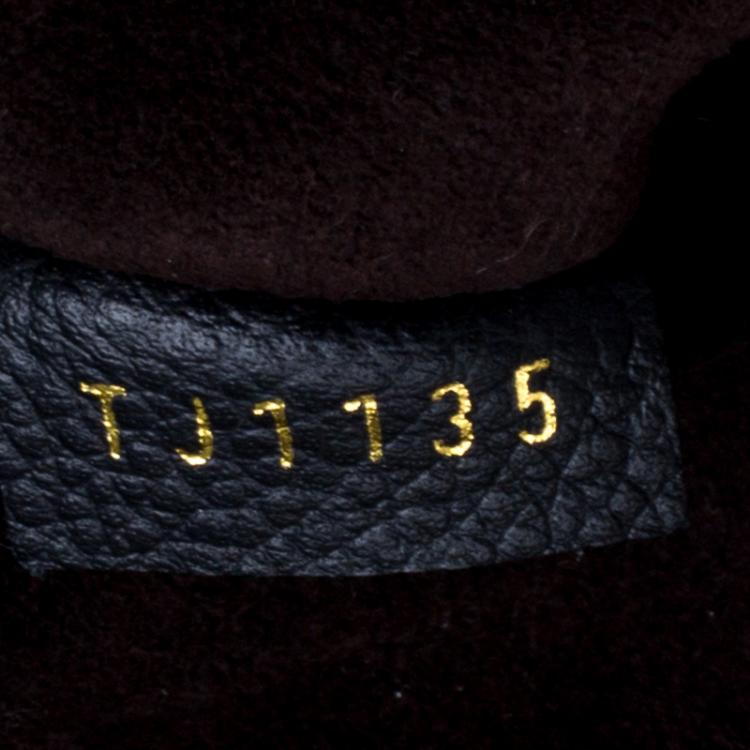 Pre Owned Louis Vuitton Black Monogram Empreinte Leather Trocadero Bag