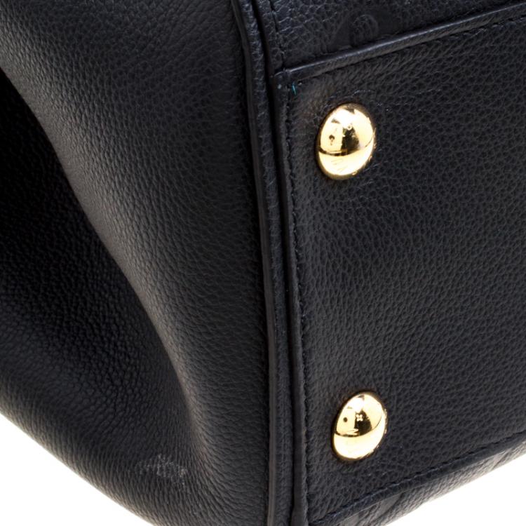 Pre Owned Louis Vuitton Black Monogram Empreinte Leather Trocadero Bag