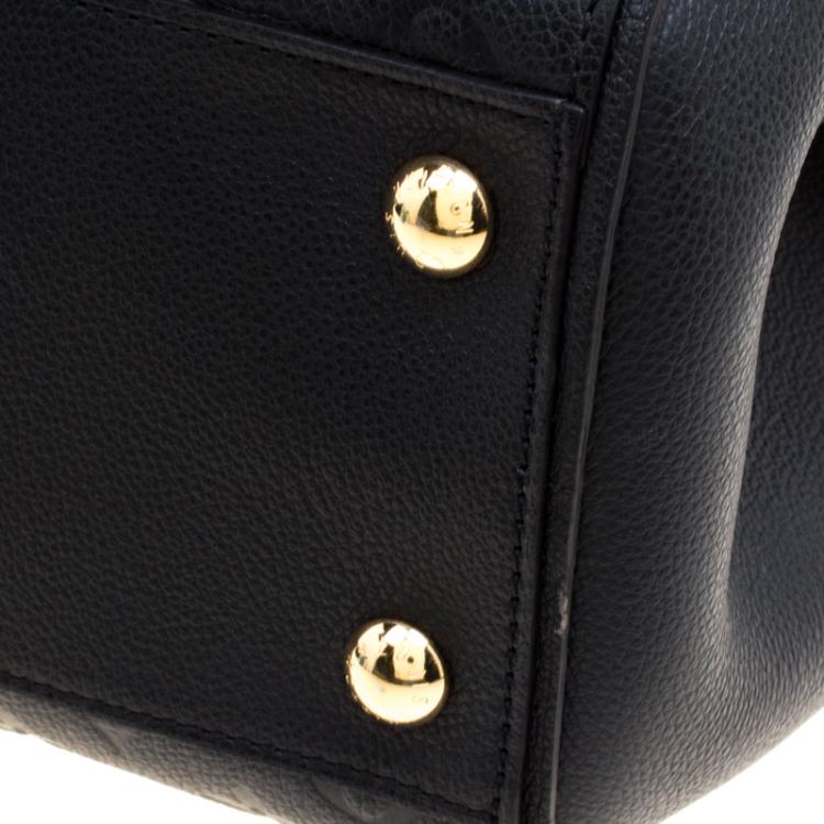 Pre Owned Louis Vuitton Black Monogram Empreinte Leather Trocadero Bag