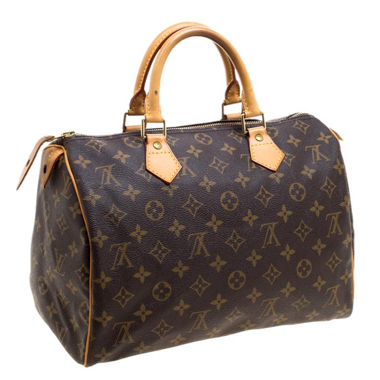 Pre Owned Louis Vuitton Monogram Canvas Speedy 30