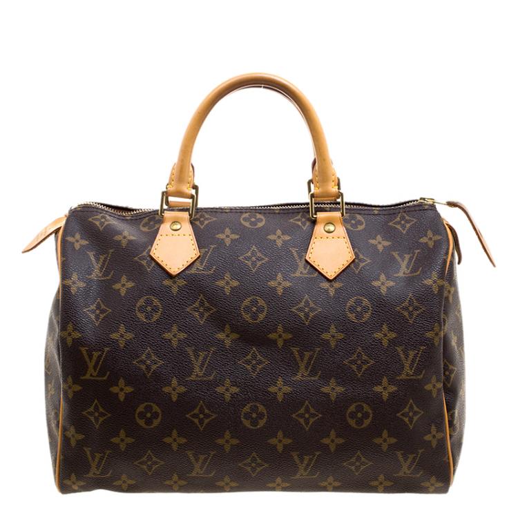 Pre Owned Louis Vuitton Monogram Canvas Speedy 30