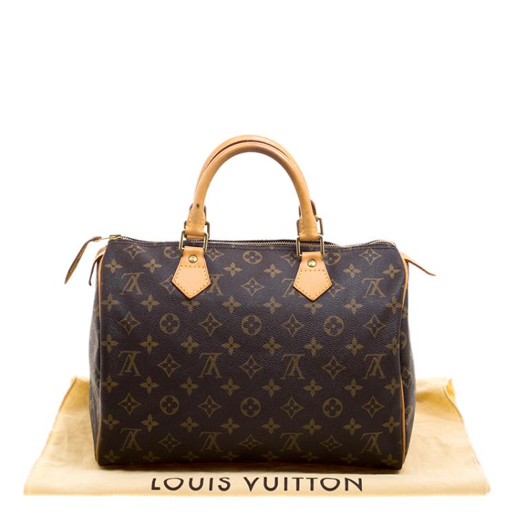 Pre Owned Louis Vuitton Monogram Canvas Speedy 30