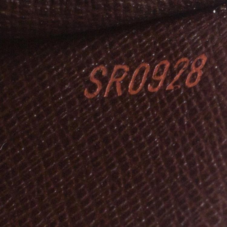 Pre Owned Louis Vuitton Damier Ebene Canvas Malesherbes Top Handle Bag