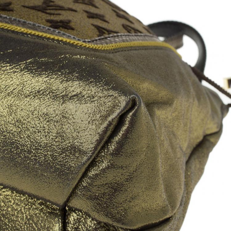 Pre Owned Louis Vuitton Gold Lurex Limited Edition Sunbird Bag