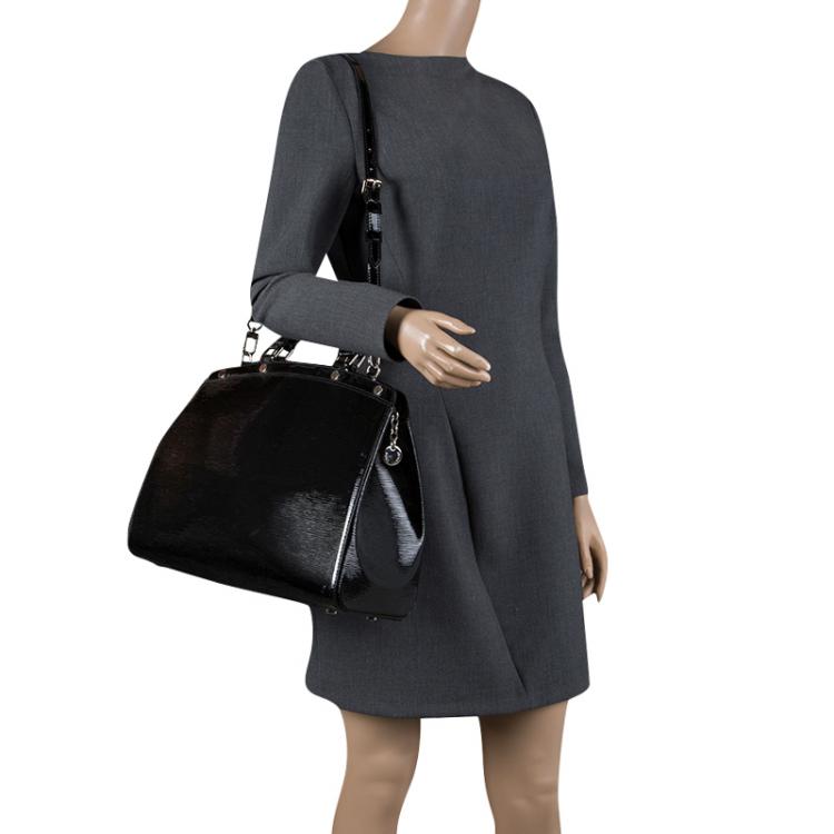 Louis Vuitton Brea mm Bag Black EPI Leather Tote