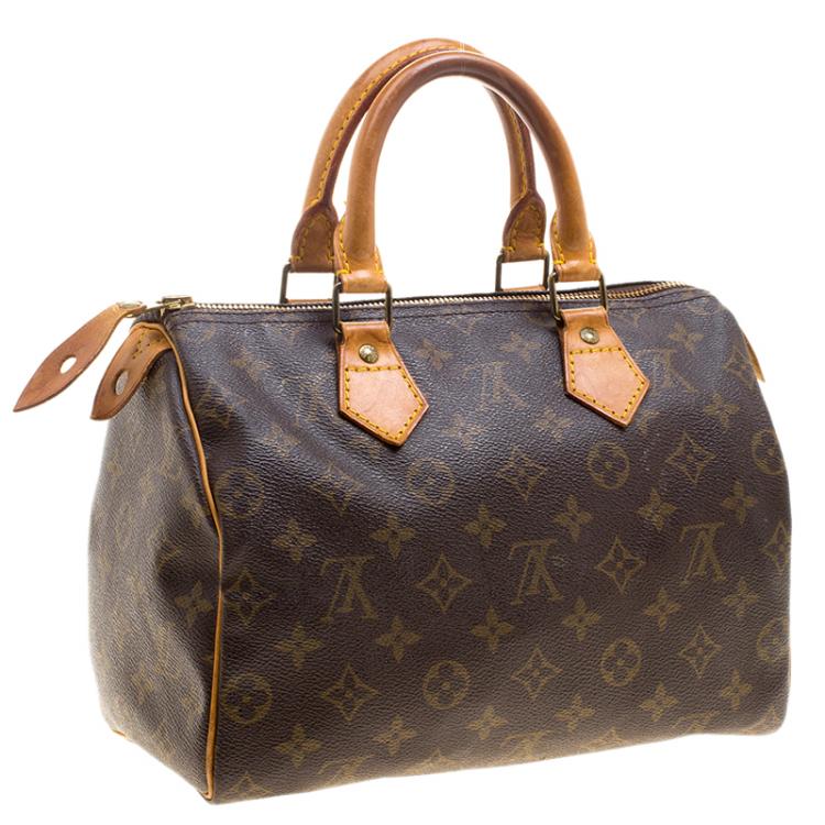 Pre Owned Louis Vuitton Monogram Canvas Speedy 25