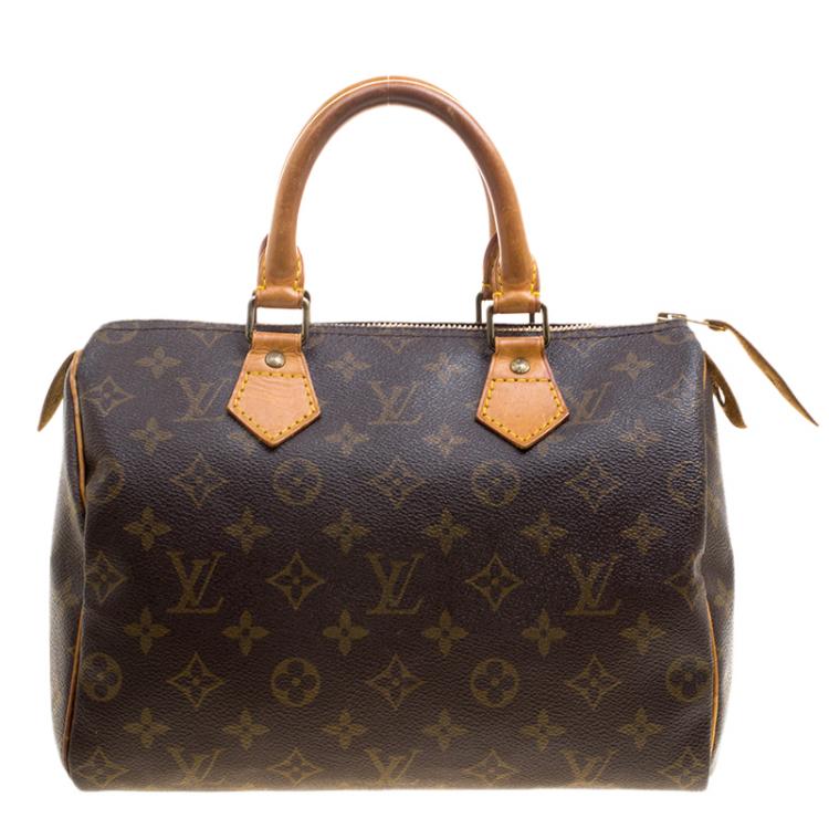Pre Owned Louis Vuitton Monogram Canvas Speedy 25
