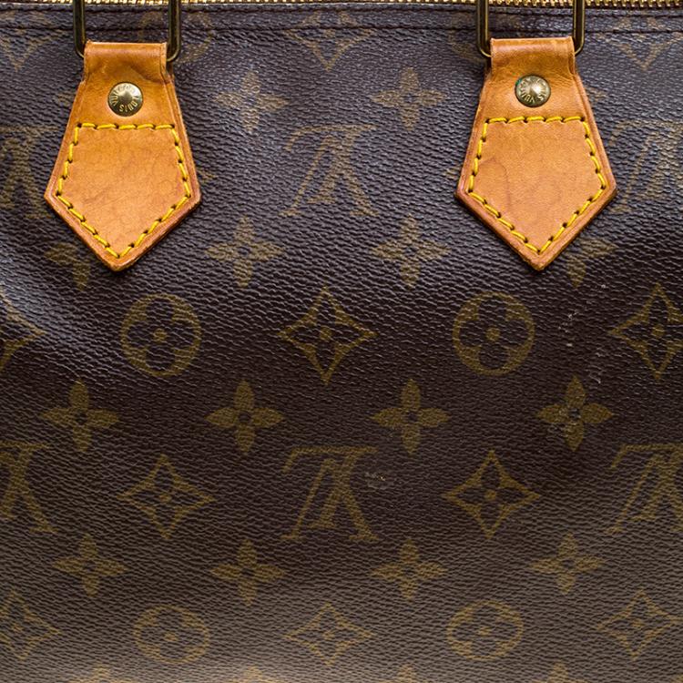 Pre Owned Louis Vuitton Monogram Canvas Speedy 25