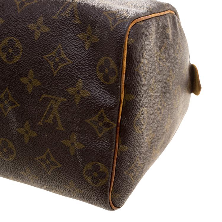 Pre Owned Louis Vuitton Monogram Canvas Speedy 25