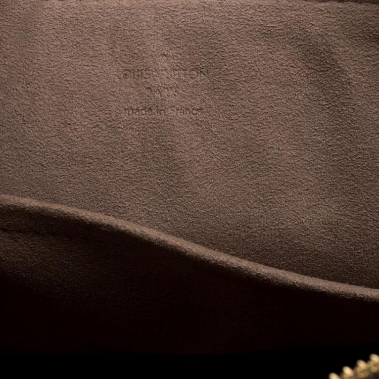 Pre Owned Louis Vuitton Black Multicolor Monogram Canvas Rita Bag