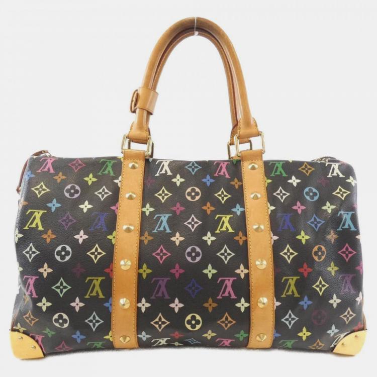 Pre Owned Louis Vuitton Multicolor Keepall 45Cm Boston Bag
