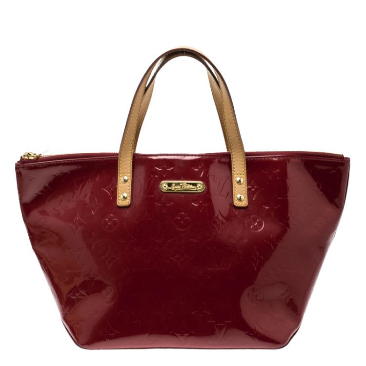 Louis Vuitton, Bags, Louis Vuitton Lv Candy Apple Red Monogram Vernis  Patent Leather Bellevue Pm Tote