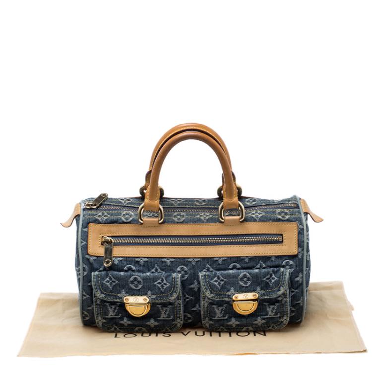 مملوكة مسبقًا Louis Vuitton Blue Monogram Denim Neo Speedy Bag