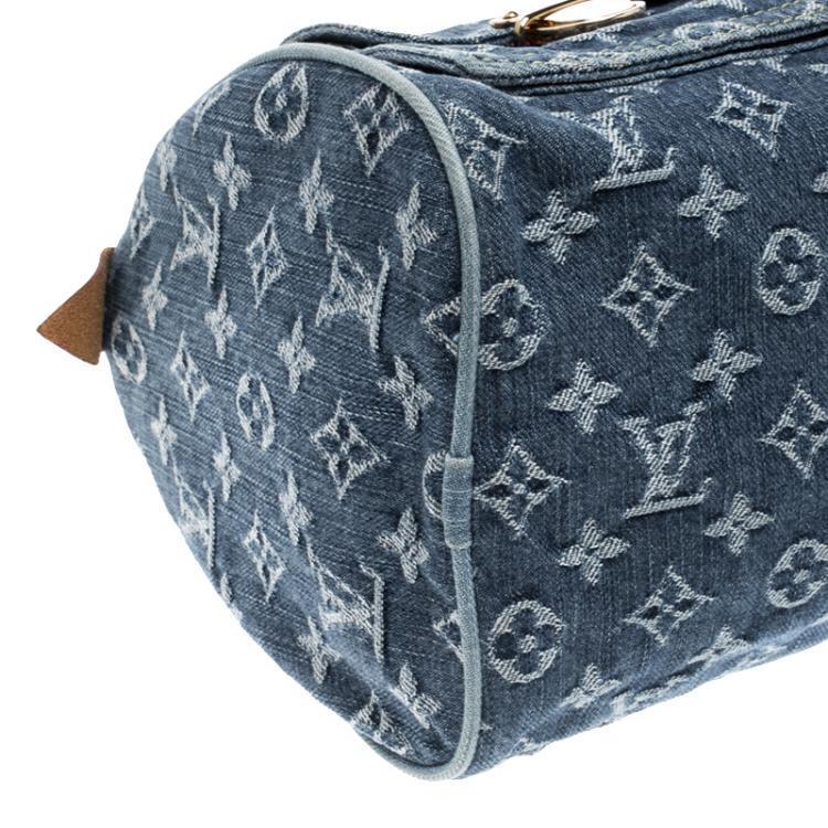 مملوكة مسبقًا Louis Vuitton Blue Monogram Denim Neo Speedy Bag