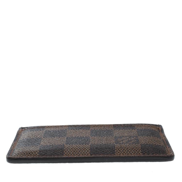 مملوكة مسبقًا Louis Vuitton Damier Ebene Canvas Card Holder