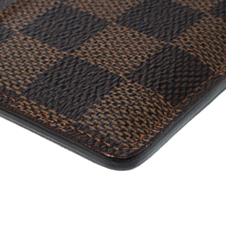 مملوكة مسبقًا Louis Vuitton Damier Ebene Canvas Card Holder