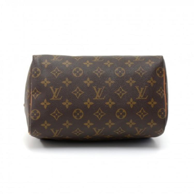 Pre Owned Louis Vuitton Monogram Canvas Speedy 25 Bag