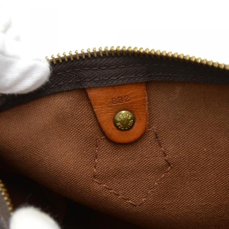 Pre Owned Louis Vuitton Monogram Canvas Speedy 25 Bag