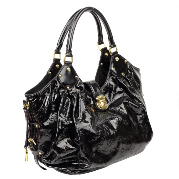 LV (Louis Vuitton) Mahina XL Denim noir, Women's Fashion, Bags