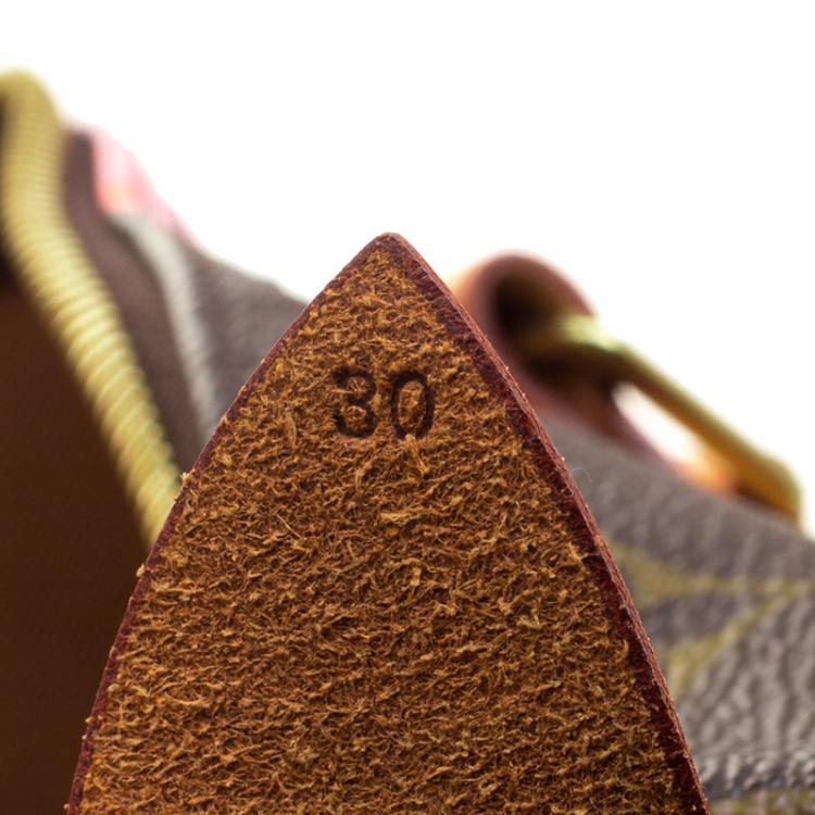 Pre Owned Louis Vuitton Multicolor Monogram Canvas Limited Edition Stephen Sprouse Roses Speedy 30