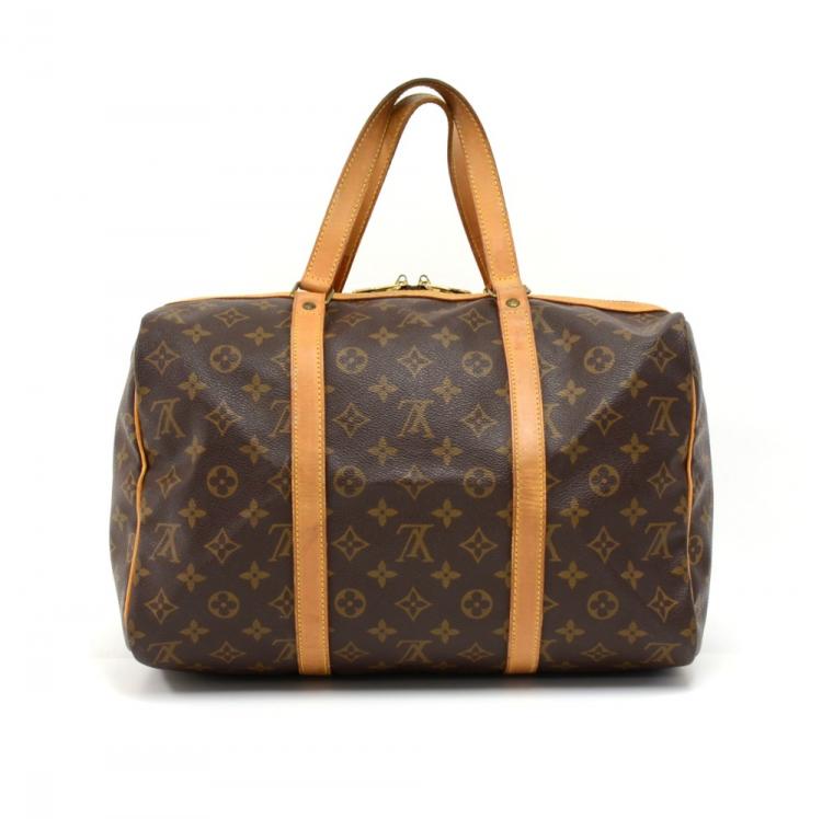 Pre Owned Louis Vuitton Monogram Canvas Sac Souple 35 Bag