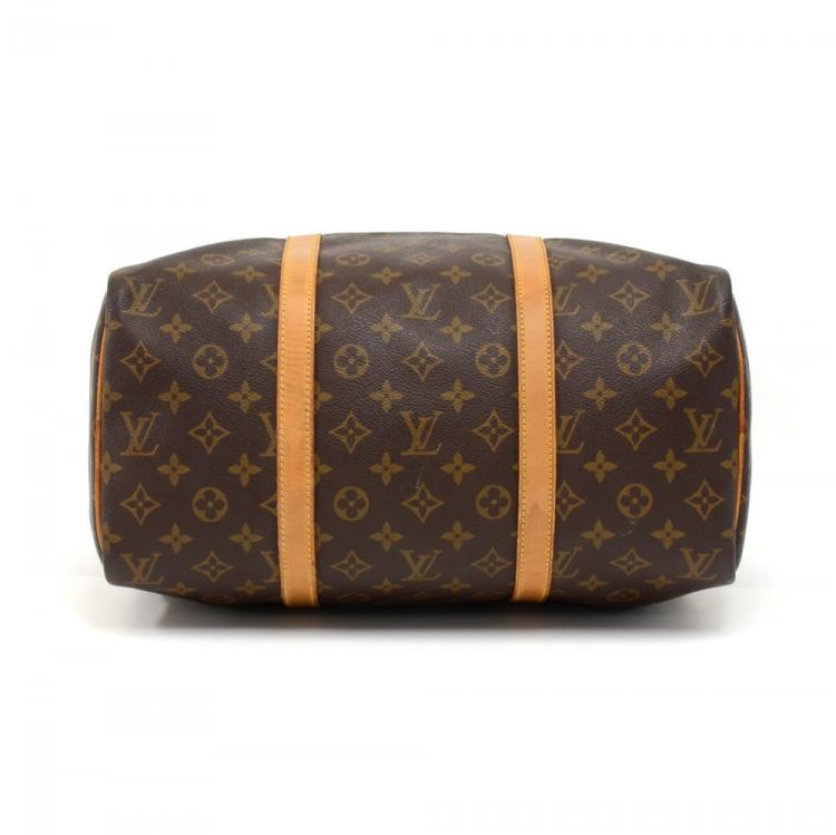 Pre Owned Louis Vuitton Monogram Canvas Sac Souple 35 Bag