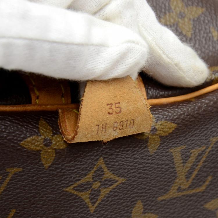 Pre Owned Louis Vuitton Monogram Canvas Sac Souple 35 Bag
