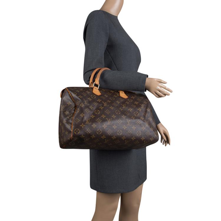 Pre Owned Louis Vuitton Monogram Canvas Speedy 35