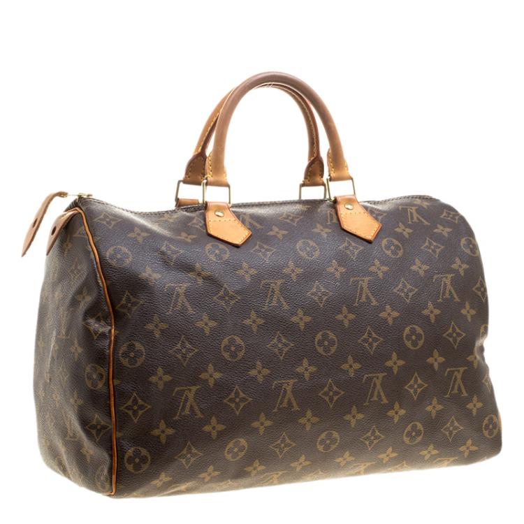Pre Owned Louis Vuitton Monogram Canvas Speedy 35