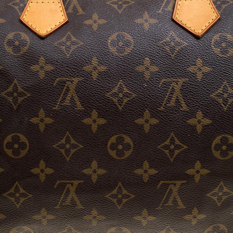 Pre Owned Louis Vuitton Monogram Canvas Speedy 35