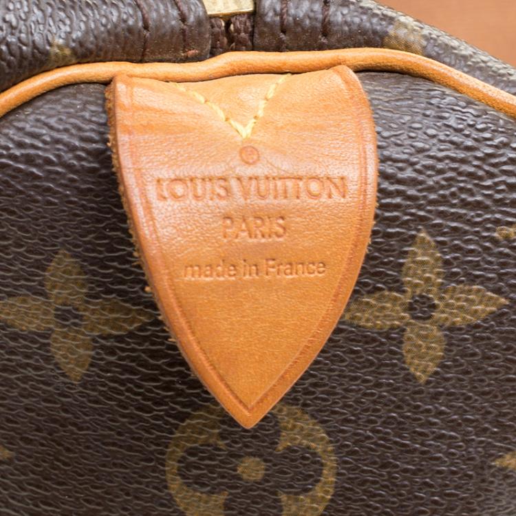 Pre Owned Louis Vuitton Monogram Canvas Speedy 35