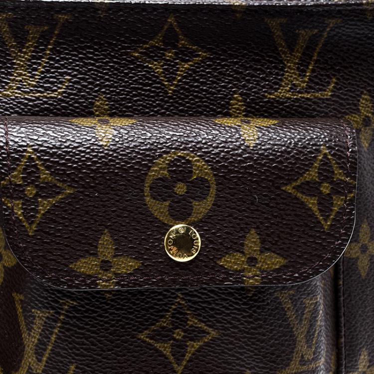 Pre Owned Louis Vuitton Monogram Canvas Partition Wristlet