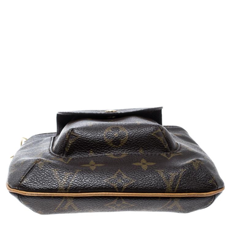 Pre Owned Louis Vuitton Monogram Canvas Partition Wristlet