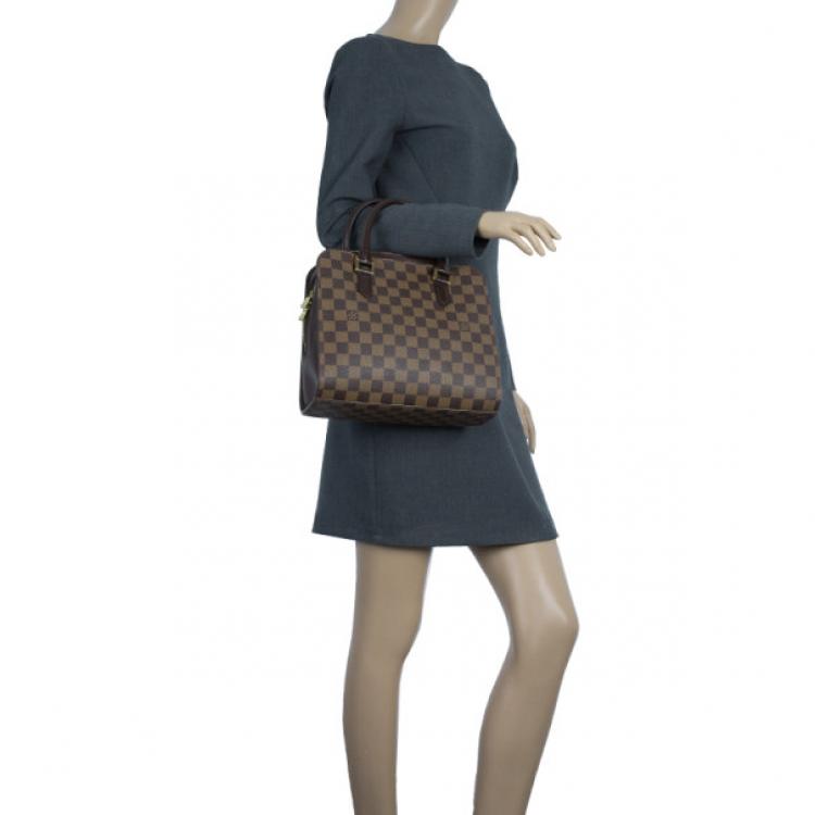 Authentic Louis Vuitton Damier Ebene Triana Handbag