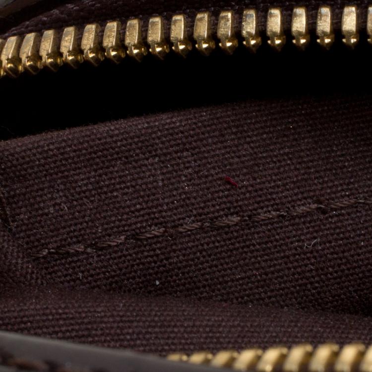 Pre Owned Louis Vuitton Amarante Monogram Vernis Summit Drive Bag