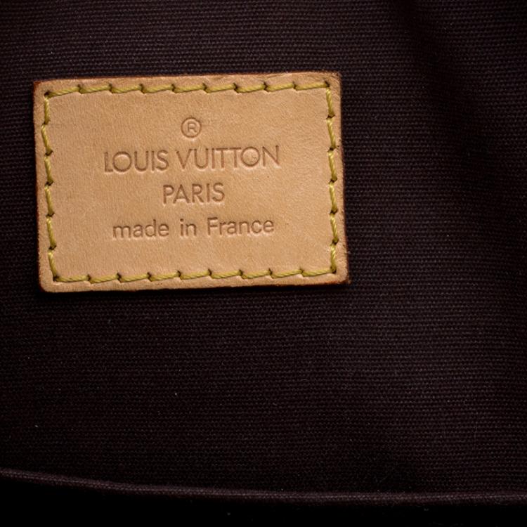 Pre Owned Louis Vuitton Amarante Monogram Vernis Summit Drive Bag