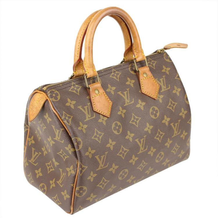 Pre Owned Louis Vuitton Monogram Canvas Speedy 25 Bag