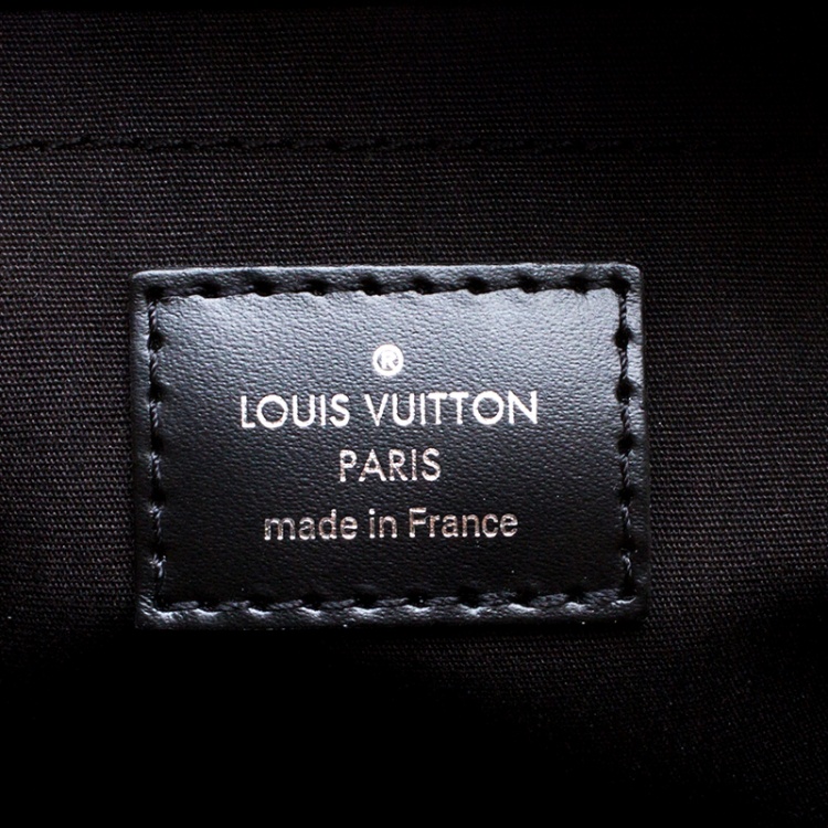 Pre Owned Louis Vuitton Black Epi Leather Bowling Montaigne GM Bag