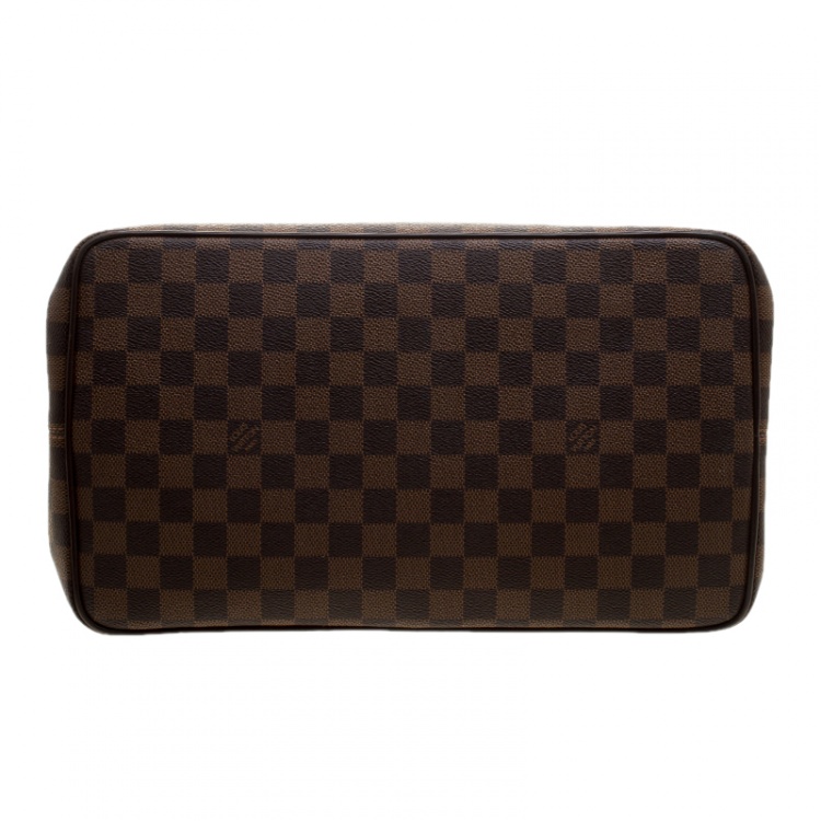 Pre Owned Louis Vuitton Damier Ebene Canvas Bergamo GM Bag
