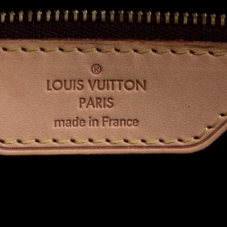 Pre Owned Louis Vuitton Terre D'Ombre Monogram Vernis Brea GM Bag