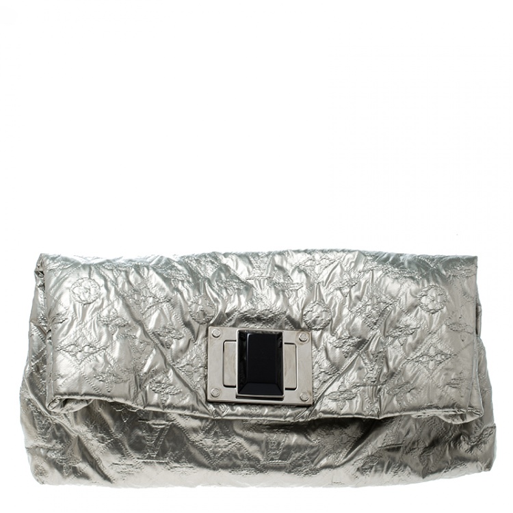 Louis Vuitton Silver Monogram Fabric Limited Edition Altair Clutch Louis  Vuitton | The Luxury Closet