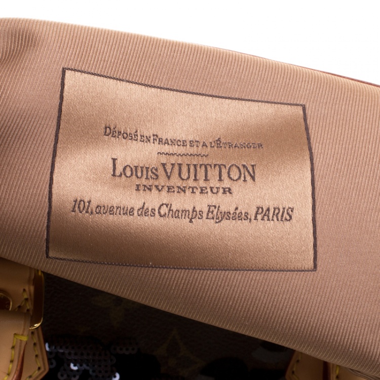 Pre Owned Louis Vuitton Monogram Canvas Limited Edition Fleur De Jais Speedy 30 Bag