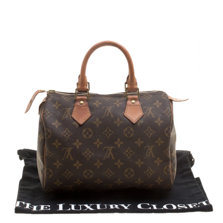 مملوكة مسبقًا Louis Vuitton Monogram Canvas Speedy 25 Bag