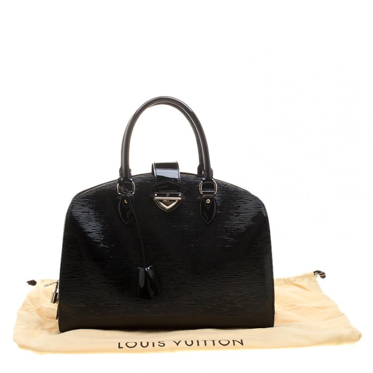 Pre Owned Louis Vuitton Black Electric Epi Leather Pont Neuf GM Bag