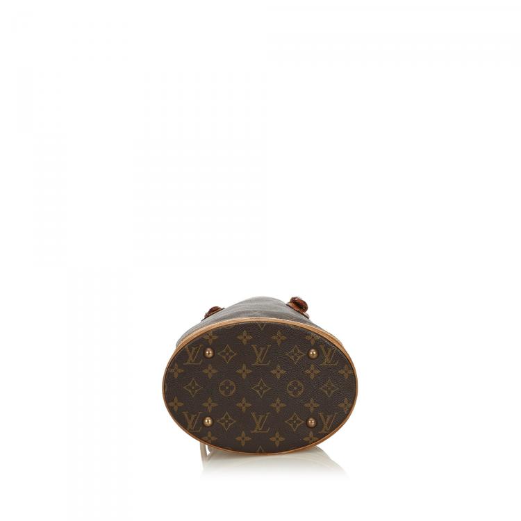 Pre Owned Louis Vuitton Monogram Canvas Petit Bucket Bag
